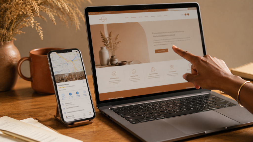 Google My Business, c'est pas un site web et la différence te coûte des clients